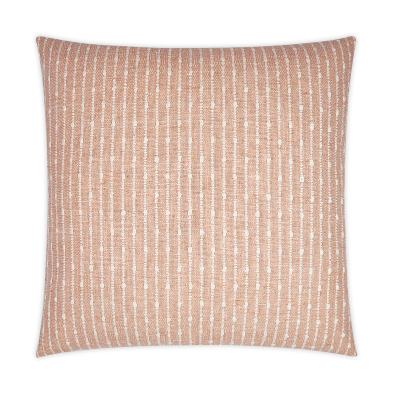 D.V. KAP HOME   24" x 24" Kemp Pillow - Blush Stripes, Farmhouse    - 3581-B-2424