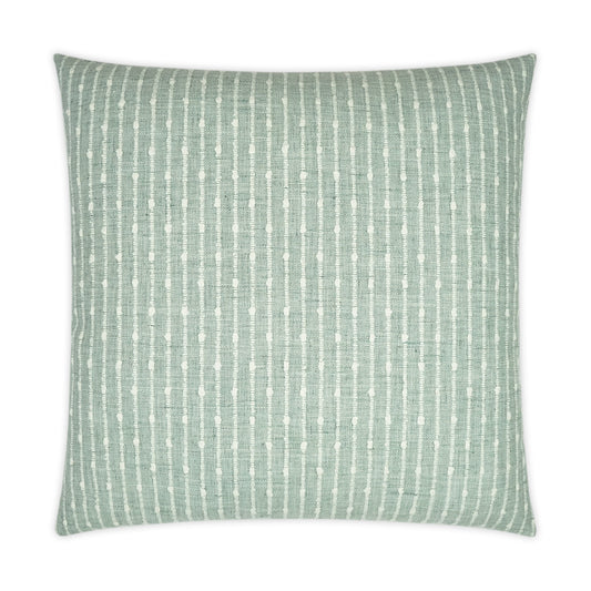 D.V. KAP HOME   24" x 24" Kemp Pillow - Lagoon Stripes, Farmhouse    - 3581-L-2424