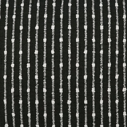 D.V. KAP HOME   24" x 24" Kemp Pillow - Onyx Stripes, Farmhouse    - 3581-O-2424