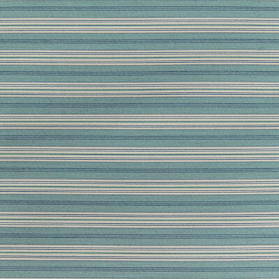 KRAVET DESIGN INDOOR / OUTDOOR STRIPES TURQUOISE,WHITE,BLUE   - 35827.13.0