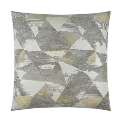 D.V. KAP HOME   24" x 24" Ridgeview Pillow - Golden Geometric, Modern    - 3583-G-2424