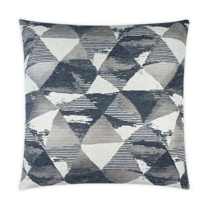 D.V. KAP HOME   24" x 24" Ridgeview Pillow - Slate Geometric, Modern    - 3583-S-2424
