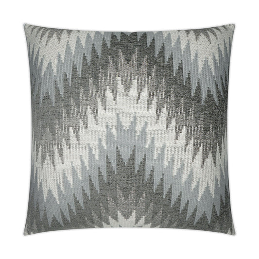D.V. KAP HOME   24" x 24" Nigel Pillow - Haze Global, Abstract, Chevron    - 3585-H-2424