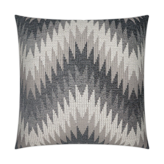 D.V. KAP HOME   24" x 24" Nigel Pillow - Stone Global, Abstract, Chevron    - 3585-S-2424