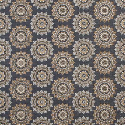 KRAVET CONTRACT CRYPTON MEDALLION / SUZANI / PERSIAN DARK BLUE,GOLD,WHITE   - 35865.50.0