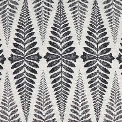 D.V. KAP HOME   24" x 24" Jantar Pillow - Charcoal Floral, Transitional    - 3588-C-2424