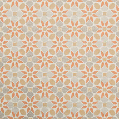 KRAVET CONTRACT CRYPTON GEOMETRIC RUST,ORANGE,GREY   - 35882.24.0