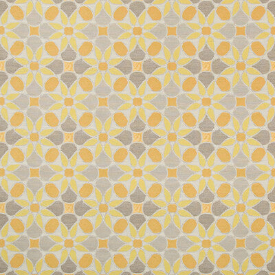 KRAVET CONTRACT CRYPTON GEOMETRIC YELLOW,ORANGE,GREY   - 35882.411.0