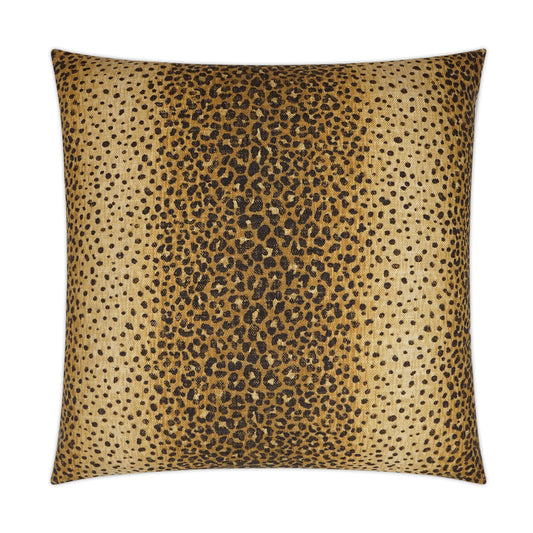 D.V. KAP HOME   24" x 24" Nala Pillow - Saffron Animal    - 3590-S-2424