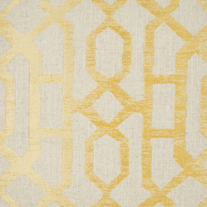 D.V. KAP HOME   24" x 24" Portico Pillow - Gold Global, Geometric    - 3593-G-2424