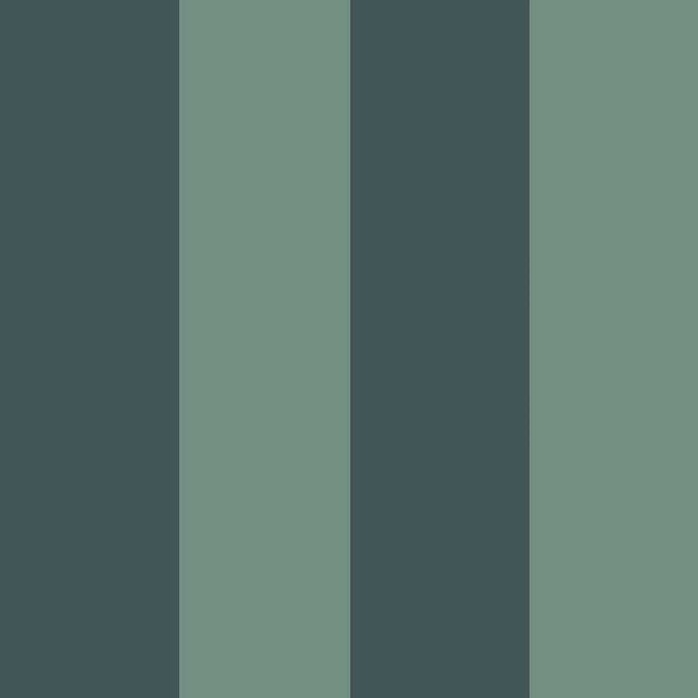 Vertical teal and sage green striped pattern; textured wallpaper design.