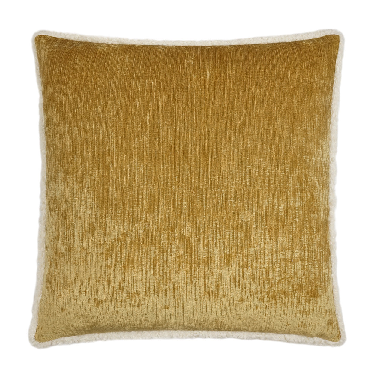 D.V. KAP HOME   24" x 24" Kinney Pillow - Gold Transitional, Solid    - 3597-G-2424