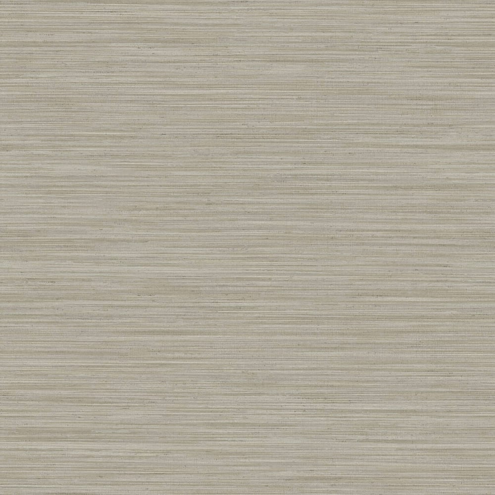 Light beige wallpaper with fine horizontal lines, textured wallcovering look.