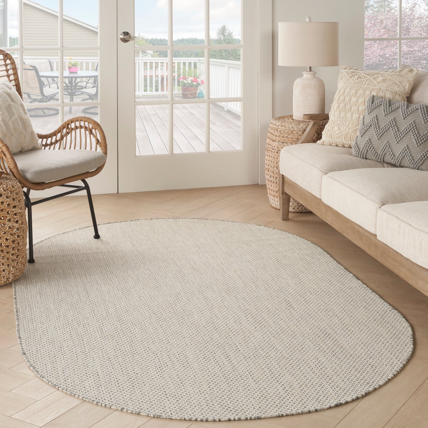 Nourison Rugs Nourison Home   Modern 6' X 9' Oval    - 099446934031
