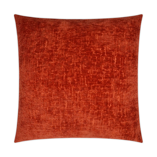 D.V. KAP HOME   24" x 24" Felicity Pillow - Coral Solid, Textured, Transitional    - 3600-C-2424