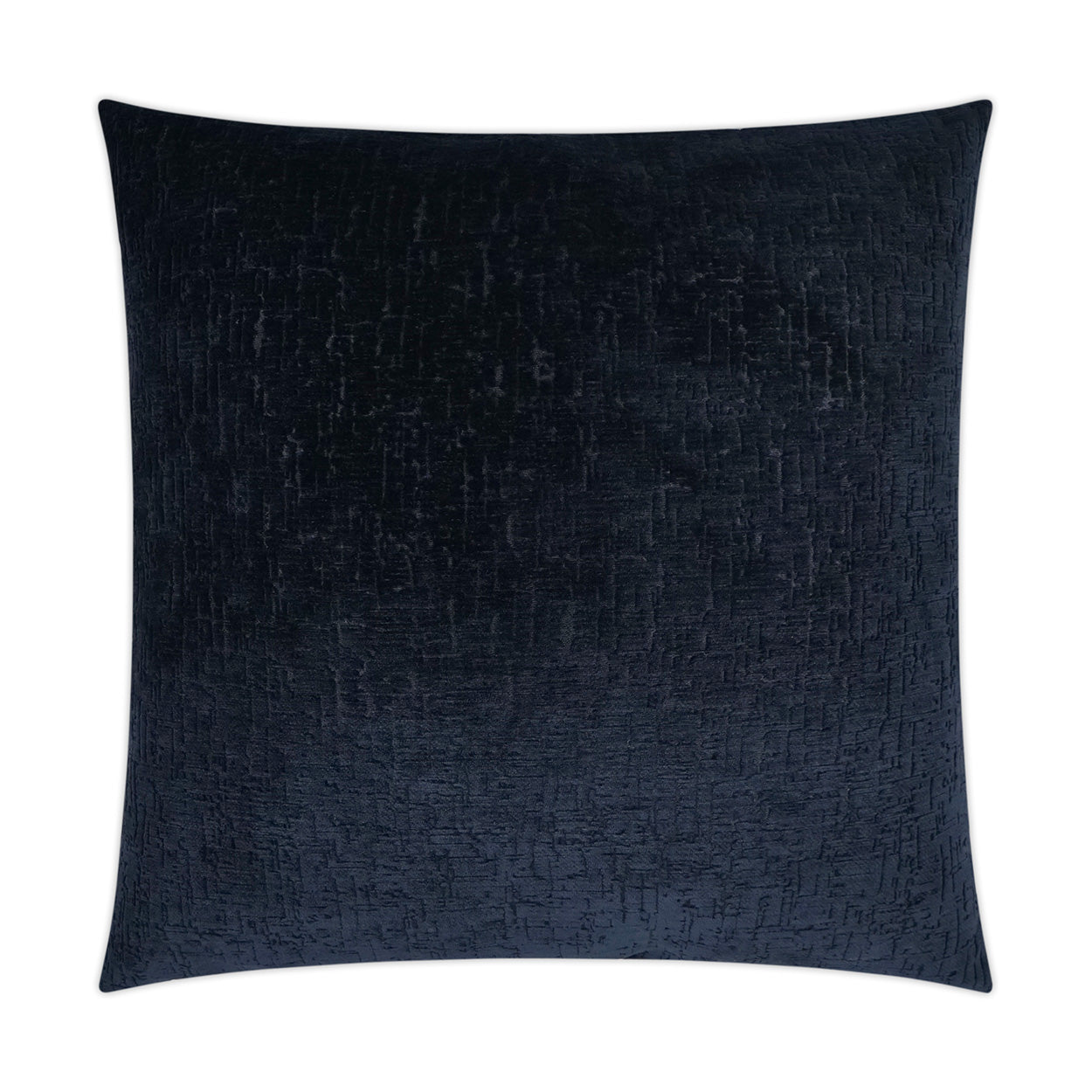 D.V. KAP HOME   24" x 24" Felicity Pillow - Ink Solid, Textured, Transitional    - 3600-I-2424