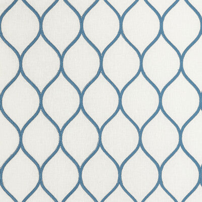 KRAVET BASICS EMBROIDERY METALLIC WHITE,BLUE,METALLIC   - 36003.5.0