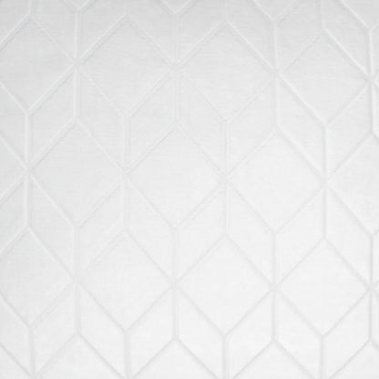 D.V. KAP HOME   24" x 24" Cologne Pillow - White Solid, Transitional, Farmhouse, Geometric    - 3601-W-2424