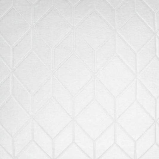 D.V. KAP HOME 3601-W-YARD Cologne Fabric - White Solid, Transitional, Farmhouse, Geometric  White   - Cologne