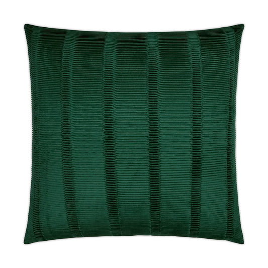 D.V. KAP HOME   24" x 24" Upstate Pillow - Emerald Solid, Textured    - 3602-E-2424