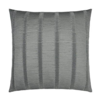 D.V. KAP HOME   24" x 24" Upstate Pillow - Silver Solid, Textured    - 3602-S-2424