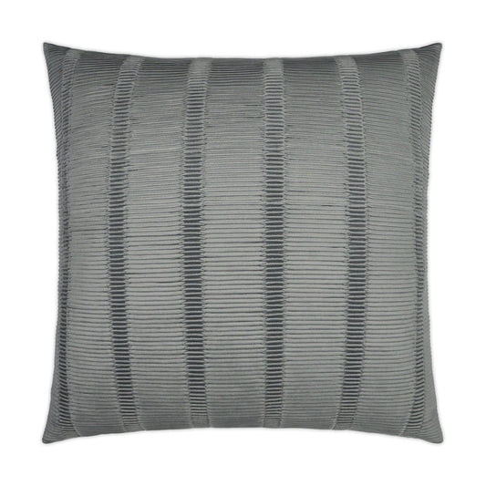 D.V. KAP HOME   24" x 24" Upstate Pillow - Silver Solid, Textured    - 3602-S-2424