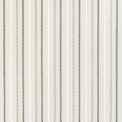 KRAVET BASICS EMBROIDERY STRIPES GREY,TAUPE,GREY   - 36033.1611.0