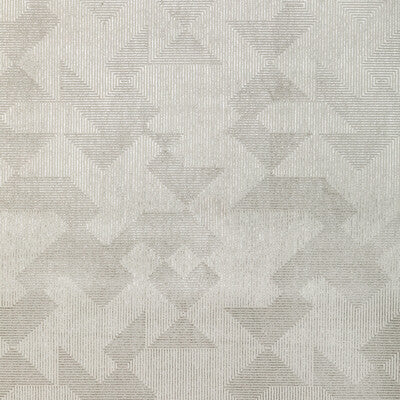 KRAVET CONTRACT VELVET GEOMETRIC GREY,SILVER,   - 36043.11.0