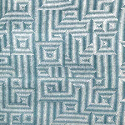 KRAVET CONTRACT VELVET GEOMETRIC BLUE,SILVER,   - 36043.511.0