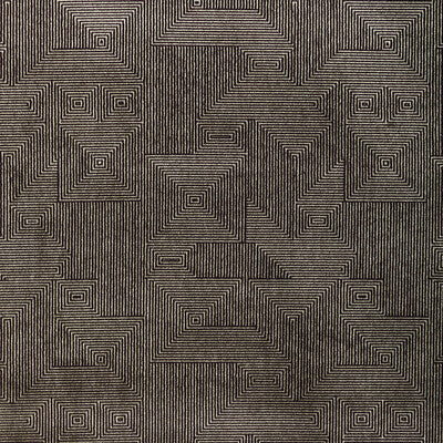 KRAVET CONTRACT VELVET GEOMETRIC BLACK,SAGE,   - 36043.8.0