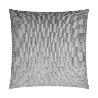 D.V. KAP HOME   24" x 24" Coloroid Pillow - Smoke Solid, Textured    - 3605-S-2424