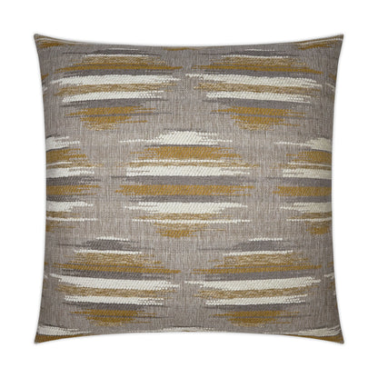 D.V. KAP HOME   24" x 24" Kenzo Pillow - Gold Circular - Dots, Western Chic, Transitional    - 3606-G-2424