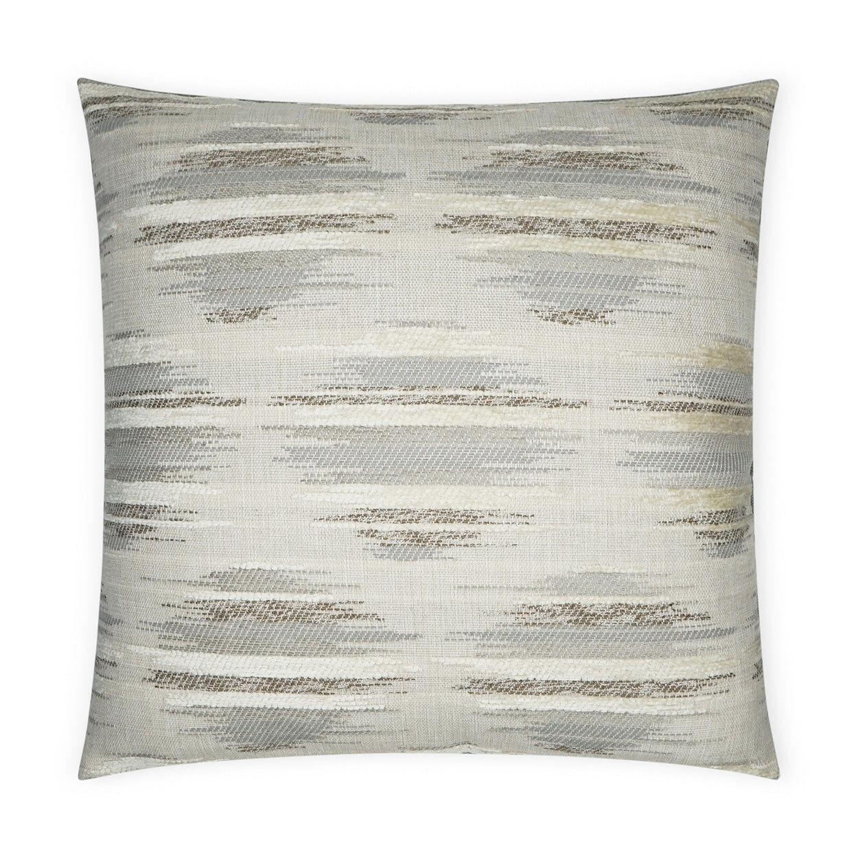 D.V. KAP HOME   24" x 24" Kenzo Pillow - Natural Circular - Dots, Western Chic, Transitional    - 3606-N-2424