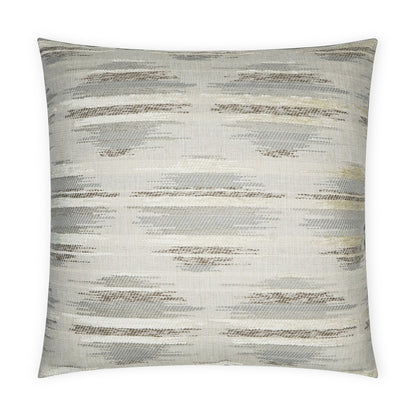 D.V. KAP HOME   24" x 24" Kenzo Pillow - Natural Circular - Dots, Western Chic, Transitional    - 3606-N-2424
