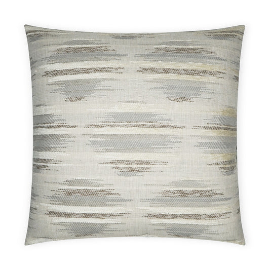 D.V. KAP HOME   24" x 24" Kenzo Pillow - Natural Circular - Dots, Western Chic, Transitional    - 3606-N-2424