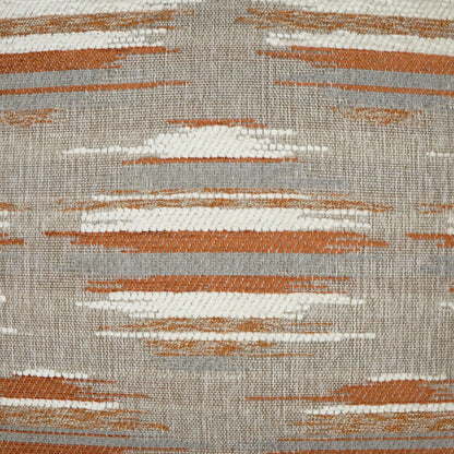 D.V. KAP HOME   24" x 24" Kenzo Pillow - Orange Circular - Dots, Western Chic, Transitional    - 3606-O-2424