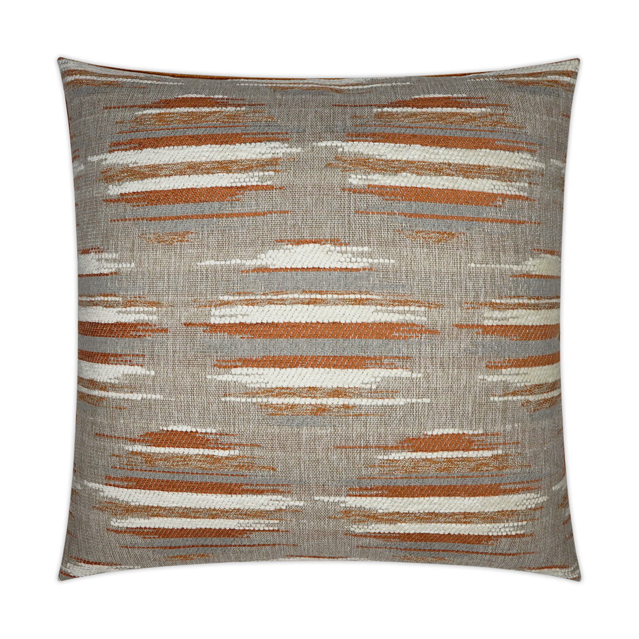 D.V. KAP HOME   24" x 24" Kenzo Pillow - Orange Circular - Dots, Western Chic, Transitional    - 3606-O-2424
