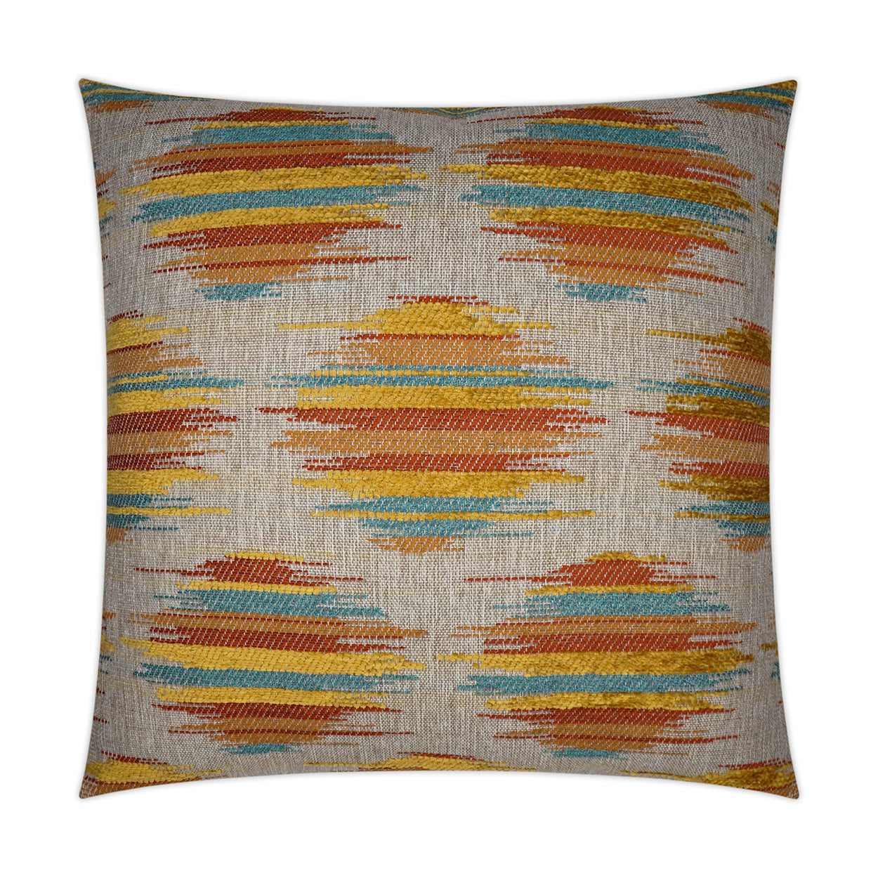 D.V. KAP HOME   24" x 24" Kenzo Pillow - Santa Fe Circular - Dots, Western Chic, Transitional    - 3606-S-2424