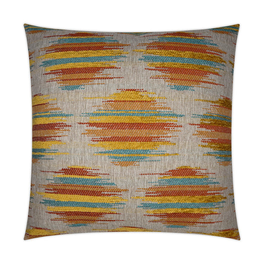 D.V. KAP HOME   24" x 24" Kenzo Pillow - Santa Fe Circular - Dots, Western Chic, Transitional    - 3606-S-2424
