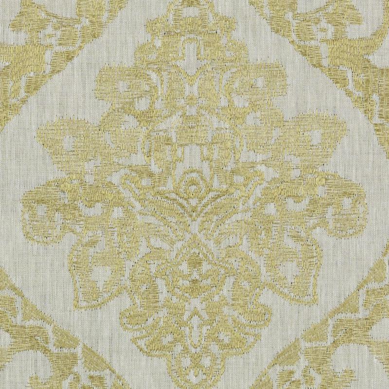 Duralee Monogram Ba61239 | 609-Wasabi  Drapery     - 360602