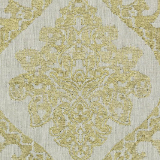 Duralee Monogram Ba61239 | 609-Wasabi  Drapery     - 360602