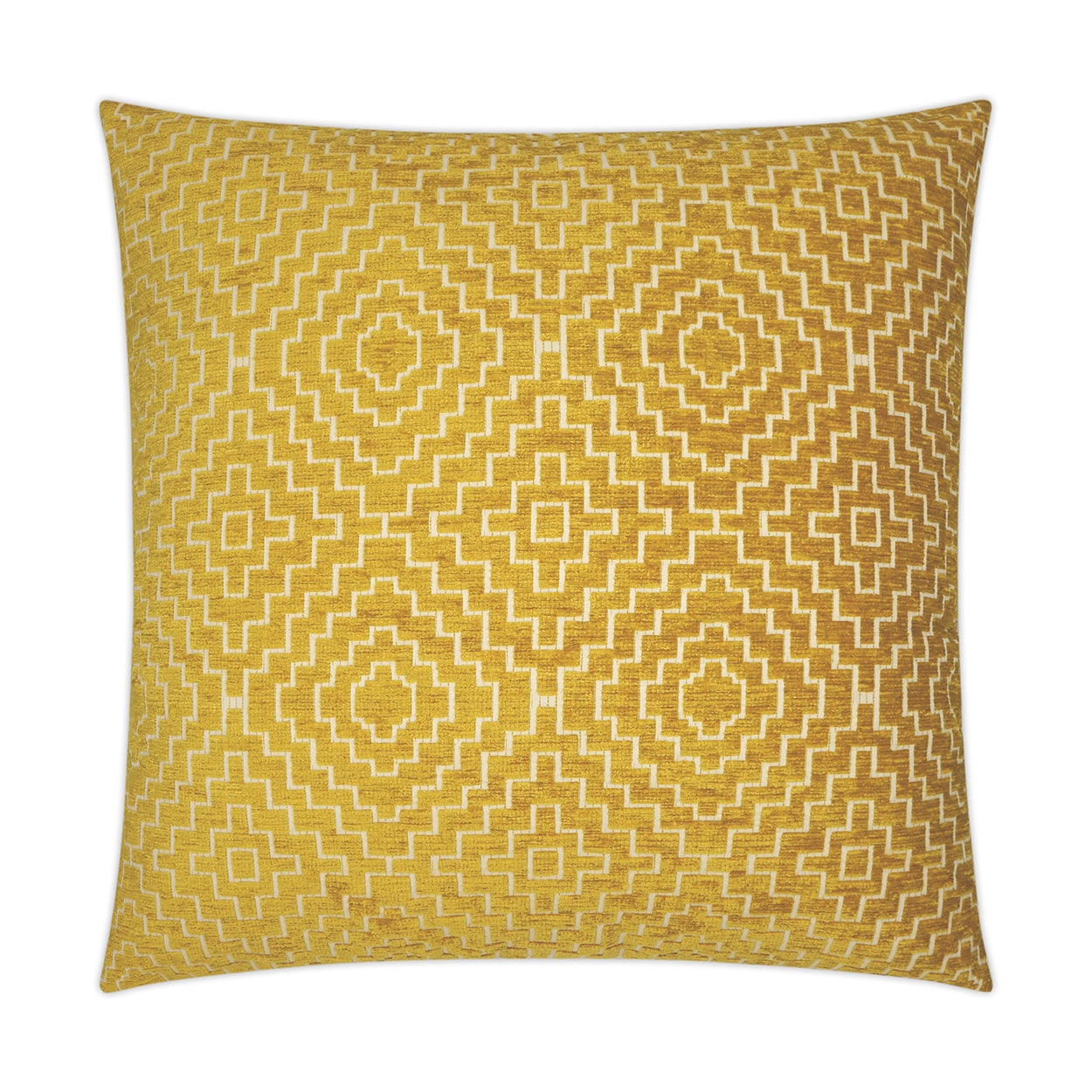 D.V. KAP HOME   24" x 24" Tile Pillow - Curry Global, Transitional    - 3607-C-2424