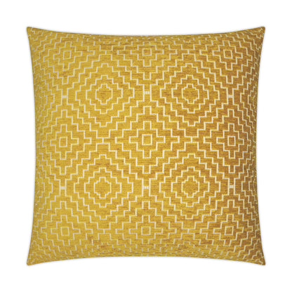D.V. KAP HOME   24" x 24" Tile Pillow - Curry Global, Transitional    - 3607-C-2424
