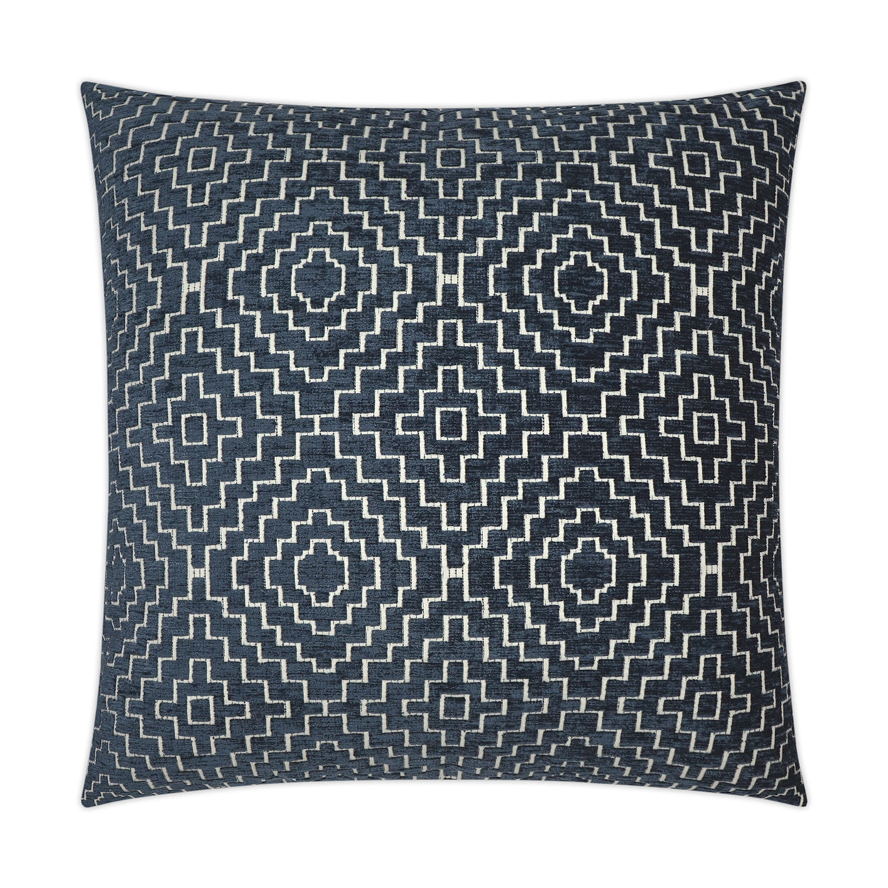D.V. KAP HOME   24" x 24" Tile Pillow - Indigo Global, Transitional    - 3607-I-2424