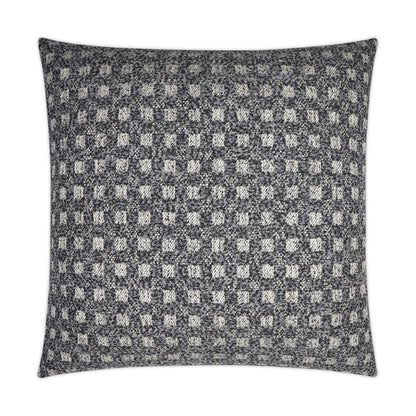 D.V. KAP HOME   24" x 24" Suffolk Pillow - Charcoal Farmhouse, Traditional, Western Chic, Plaid - Check    - 3608-C-2424