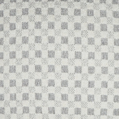 D.V. KAP HOME   24" x 24" Suffolk Pillow - Ivory Farmhouse, Traditional, Plaid - Check    - 3608-I-2424