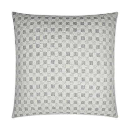 D.V. KAP HOME   24" x 24" Suffolk Pillow - Ivory Farmhouse, Traditional, Plaid - Check    - 3608-I-2424