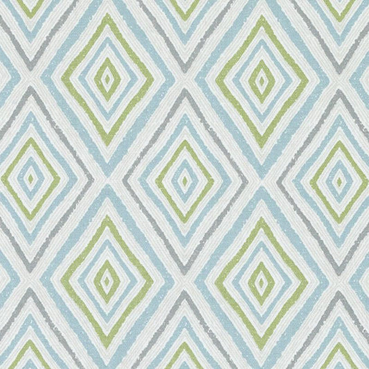Duralee Dp61413 | 601-Aqua/Green  Print     - 361033