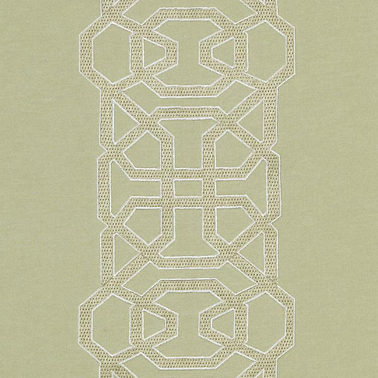 Duralee Monogram Ba61238 | 609-Wasabi  Drapery     - 361063