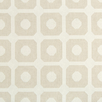 KRAVET BASICS EMBROIDERY GEOMETRIC IVORY,WHITE,WHITE   - 36133.1.0